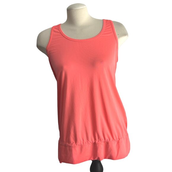 Gap Fit Hot Pink Racerback Workout Top Sz Medium Womens - Picture 1 of 10